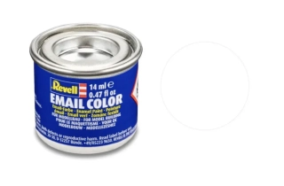 Barva emailová Revell č. 02 : Matná čirá (Clear Matt) 14 ml