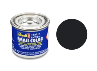 Barva emailová Revell č. 08 : Černá matná (Black Matt) 14 ml