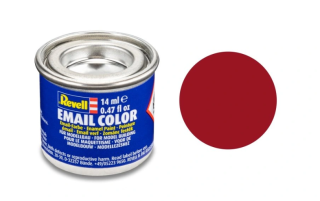 Barva emailová Revell č. 36 : Karmínová matná (Carmine Red Matt) 14 ml
