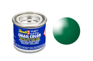 Barva emailová Revell č. 61 : Smaragdově zelená lekslá (Emerald Green Gloss) 14 ml