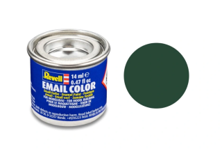 Barva emailová Revell č. 68 : Tmavě zelená matná (Dark Green Matt RAF) 14 ml