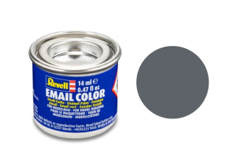 Barva emailová Revell č. 74 : Lodní šedá matná (Gunship Grey Matt) 14 ml