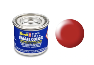 Barva emailová Revell č.332 : Zářivě červená sametová (Luminous Red Silk) 14 ml