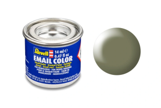 Barva emailová Revell č.362 : Šedozelená sametová (Greyish Green Silk) 14 ml