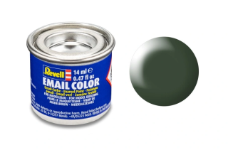 Barva emailová Revell č.363 : Tmavě zelená sametová (Dark Green Silk) 14 ml