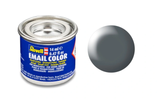 Barva emailová Revell č.378 : Tmavě šedá hedvábná (Dark Grey Silk) 14 ml