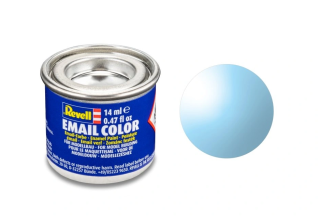 Barva emailová Revell č.752 : Transparentní modrá (Blue Clear) 14 ml