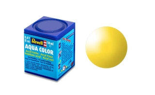 Barva akrylová Revell č. 12 : Žlutá lesklá (Yellow Gloss) 18 ml