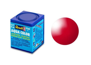 Barva akrylová Revell č. 34 : Červená italská lesklá (Italian Red Gloss) 18 ml