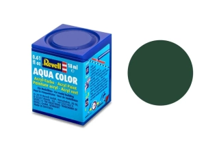 Barva akrylová Revell č. 68 : Tmavě zelená matná RAF (Dark Green Matt RAF) 18 ml