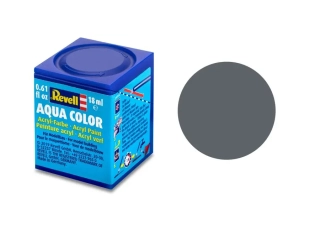 Barva akrylová Revell č. 74 : Dělová šedá matná (Gunship Grey Matt) 18 ml