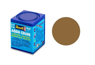 Barva akrylová Revell č. 82 : Tmavě hnědá zemitá RAF (Dark Earth Matt RAF) 18 ml
