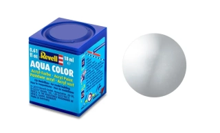 Barva akrylová Revell č. 99 : Hliníková metalická (Aluminium Metallic) 18 ml