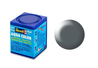 Barva akrylová Revell č.378 : Tmavě šedá sametová (Dark Grey Silk) 18 ml