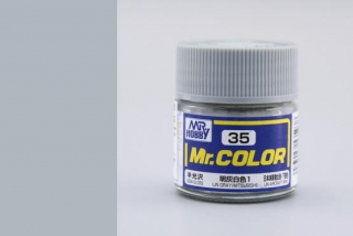 Barva akrylová Gunze č. 35 : Pololesklá IJN šedá (Mr. Color IJN Gray (Mitsubishi) C035) 10 ml