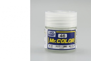 Barva akrylová Gunze č. 46 : Lesklý lak (Mr. Color Clear C046) 10 ml