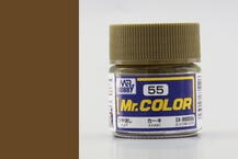 Barva akrylová Gunze č. 55 : Matná khaki (Mr. Color Khaki C055) 10 ml