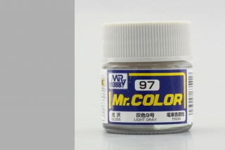 Barva akrylová Gunze č. 97 : Lesklá světle šedá (Mr.Color Light Gray C097) 10 ml