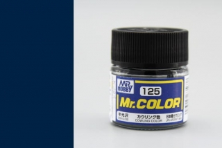 Barva akrylová Gunze č.125 : Pololesklá barva krytu motoru (Mr.Color Cowling Color C125) 10 ml