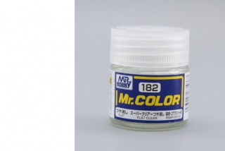 Barva akrylová Gunze č.182 : Matný super lak (Mr.Color Flat Super Clear C182) 10 ml