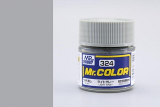 Barva akrylová Gunze č.324 : Matná světle šedá (Mr.Color Light Gray C324) 10 ml