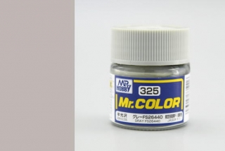 Barva akrylová Gunze č.325 : Pololesklá FS26440 šedá (Mr.Color FS26440 Gray C325) 10 ml