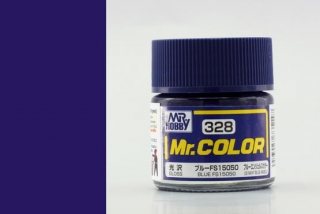 Barva akrylová Gunze č.328 : Lesklá FS15050 modrá (Mr.Color FS15050 Blue C328) 10 ml