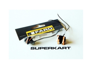 Vodítko FARO/32 - V4-Superkart, komplet osazené, čtyři sběrcí kartáčky