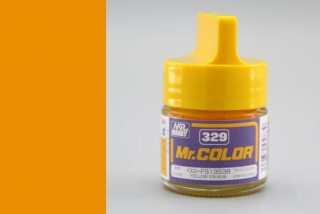 Barva akrylová Gunze č.329 : Lesklá FS13538 žlutá (Mr.Color FS13538 Yellow C329) 10 ml